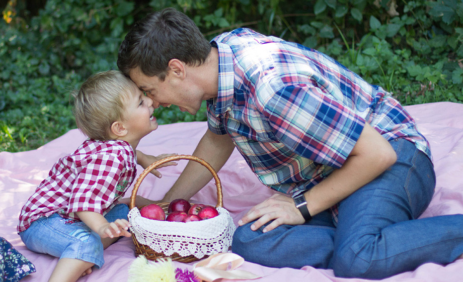 батько і син, father and son, отец и сын